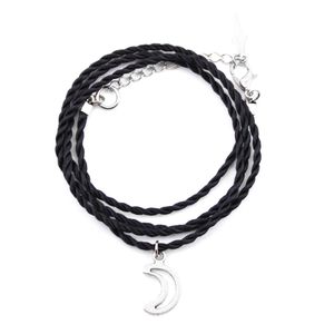 Pulseira-Voltas-Corda-Preto-Lua-Prateado-01