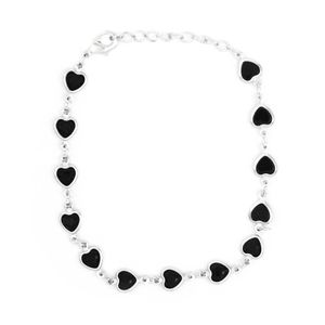 Pulseira-Coracao-Pedrinha-Preta-Prateado-Folheado-01