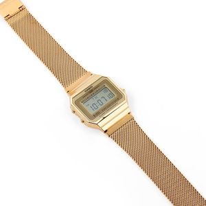 Relógio Casio Vintage Fino Malha Dourado • A700WMG-9ADF • Laços de Filó -  lacosdefilo